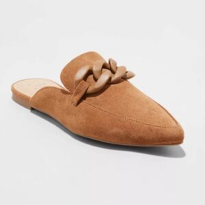 Slip-on mule flats